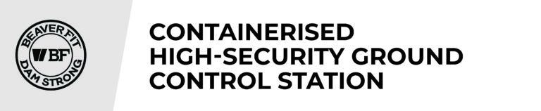 A header reads "Containerised High-Security Ground Control Station"