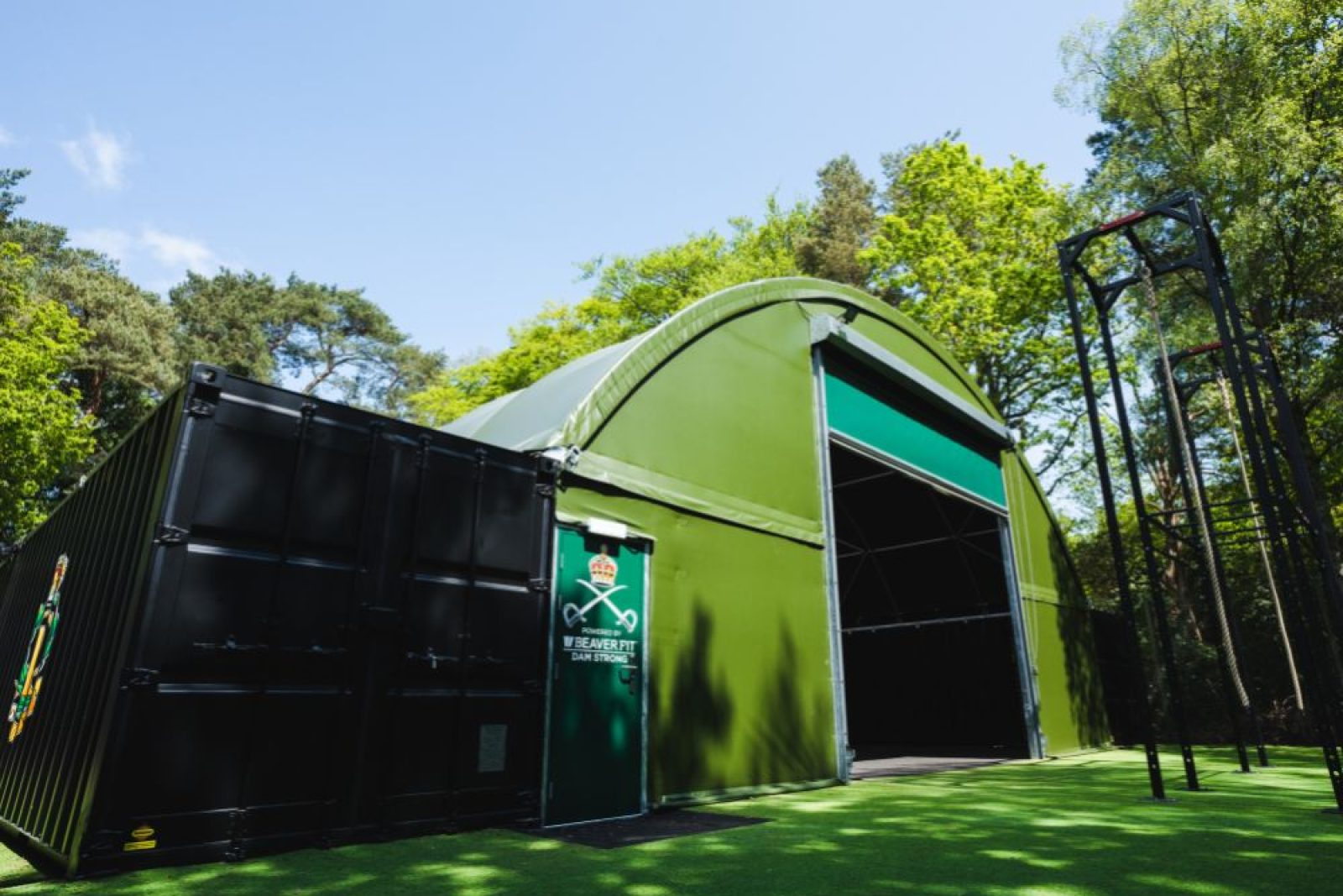 BeaverFit-UK-Longmoor-Training-Camp-British-Army-BeaverDome-Shelter-Solution-Military-Fitness-Outdoor-Training-1