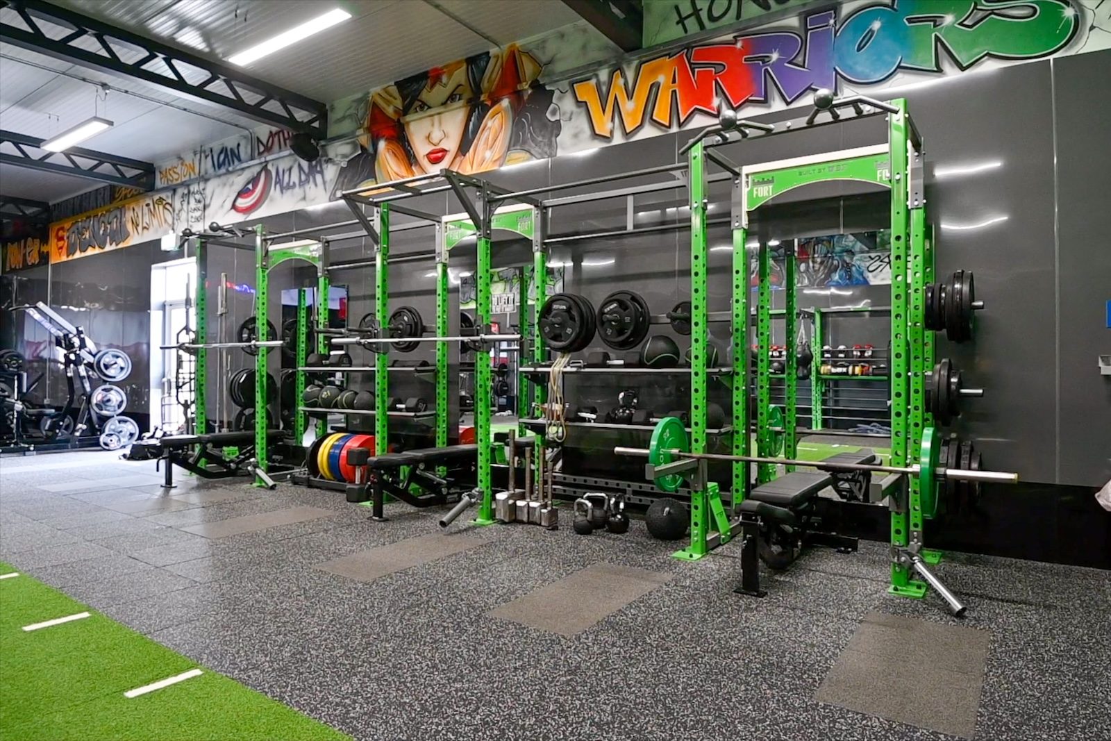 Custom BeaverFit Racks at The Fort, Castle Point Leisure