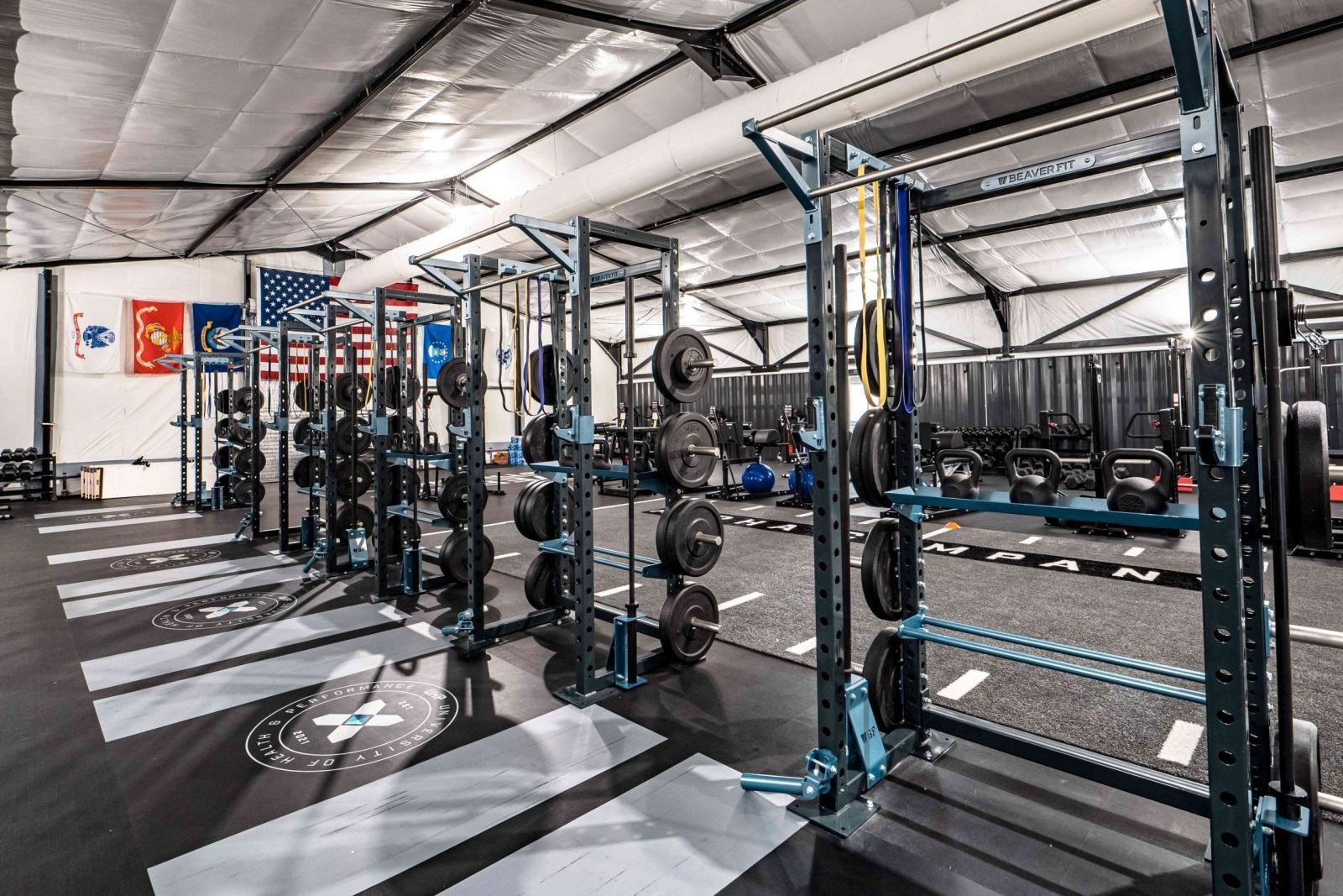 Custom BeaverFit Racks at the University of Health and Performance